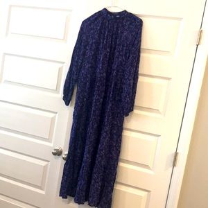 A New Day dress - purple floral maxi